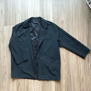 Zara oversized crop sleeve blazer